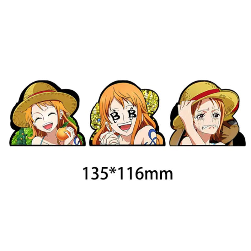 Nami,Robin&Hancock,3D Motion sticker, 3 varieties Of morphologic