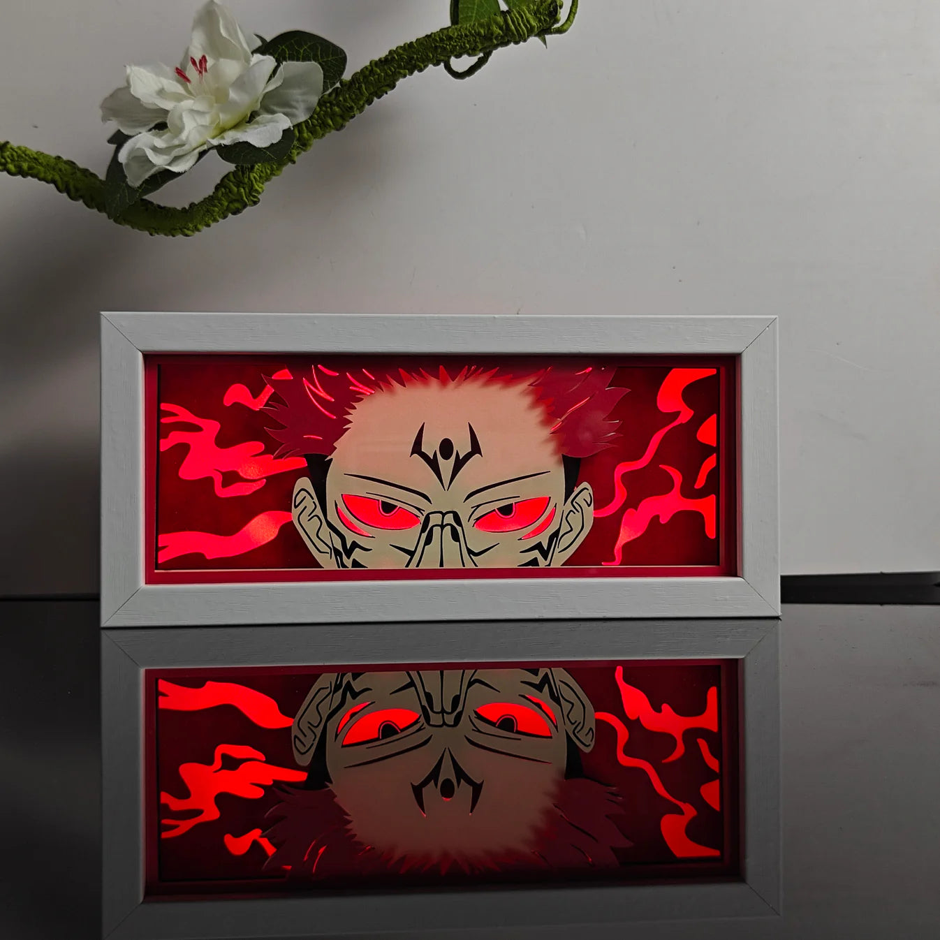 Jujutsu Kaisen Anime RGB LED Light Frame With Remote – Transform Your Room 🔥