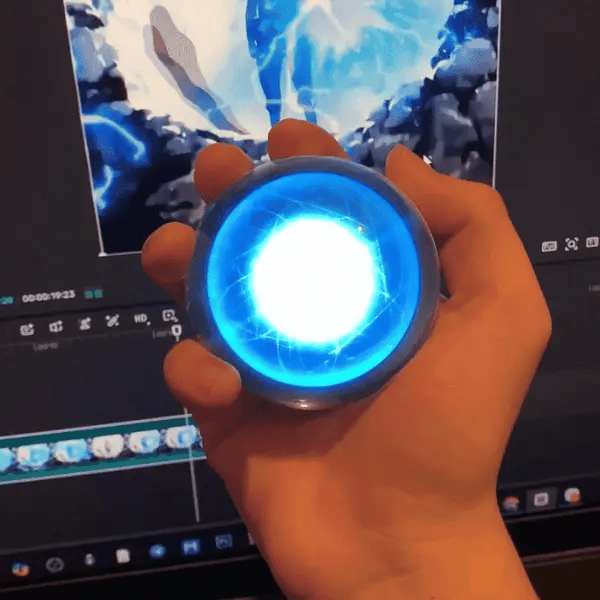 Naruto Sharingan Crystal Video Ball – Custom Anime Display With Sound & Light 🔴