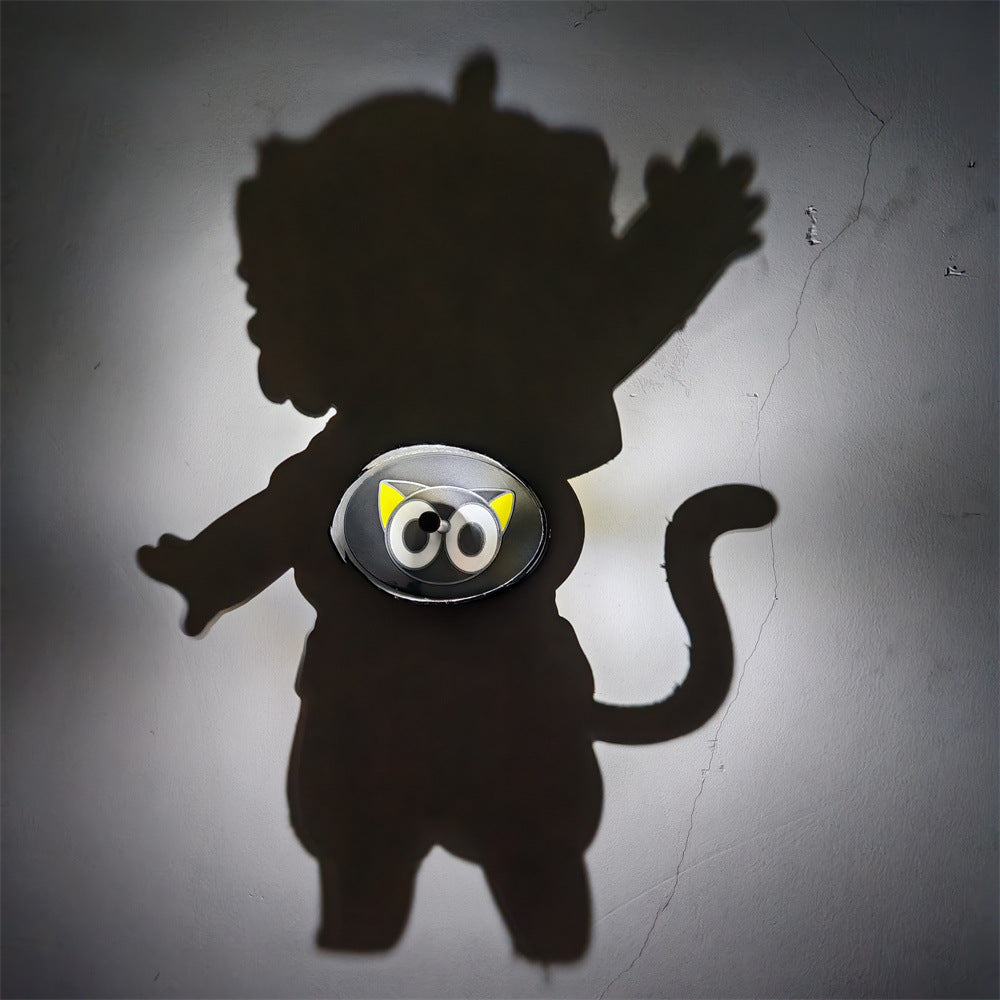 The Legend of Luo Xiaohei Cat Shadow Lamp – Turn Your Room Into an Anime Scene 🖤