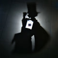 Phantom Thief Shadow Projection Lamp – Kaito Kid Inspired Anime Wall Light