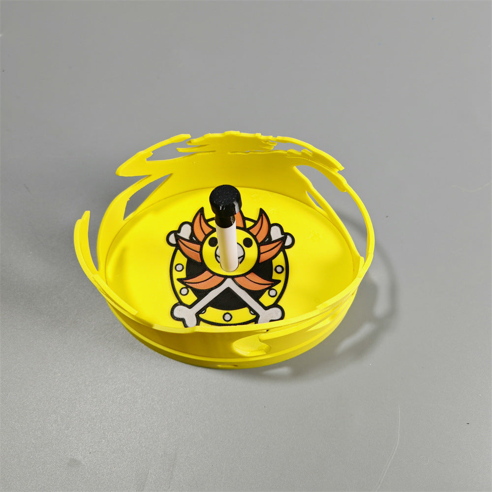 Luffy Inspired Shadow Projection Lamp – Anime Wall Light (Yellow Edition)