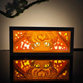 Sailor Moon RGB LED Light Frame – Anime Room Decor with Remote 🌙