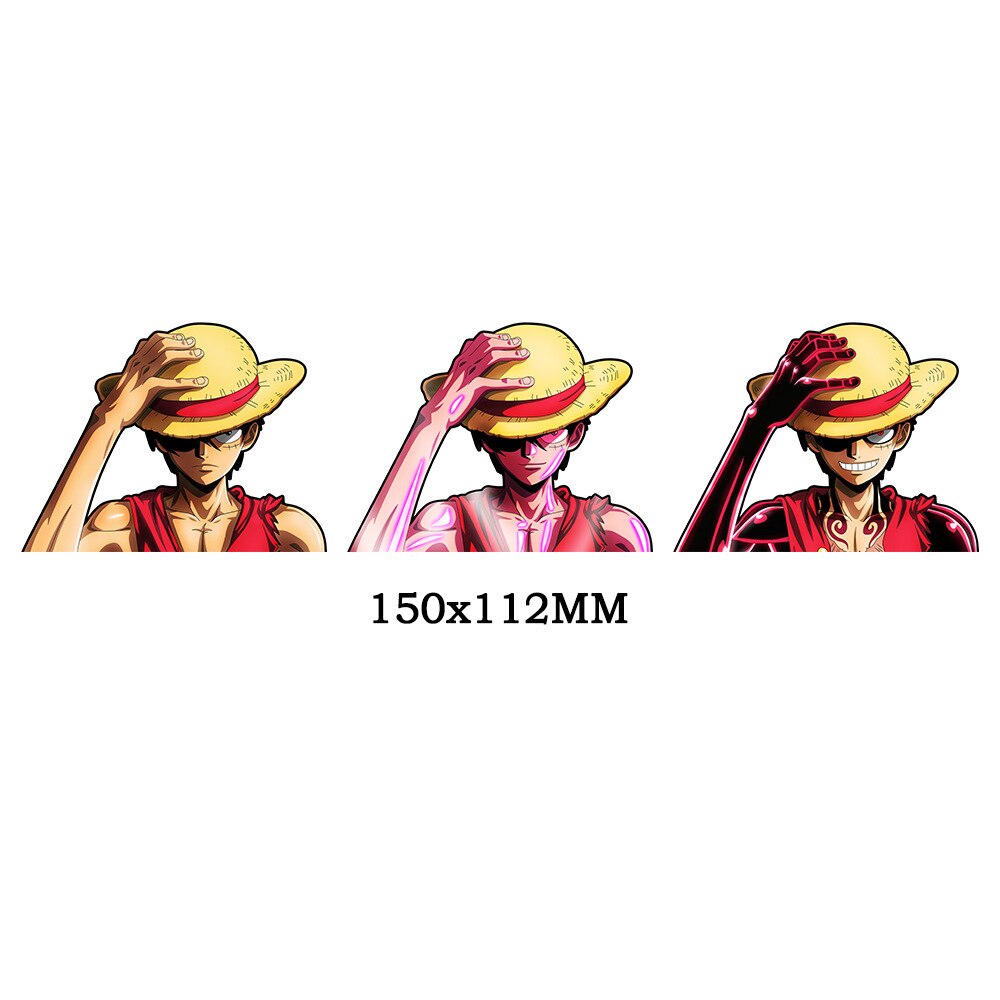 Luffy 3D Motion Sticker – 3-View Effect – sticker product photo 5 | Moodixa™