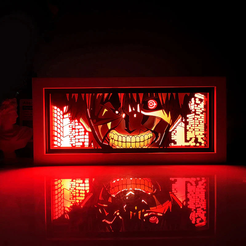 Tokyo Ghoul Anime RGB LED Light Frame With Remote – Transform Your Room 🔥