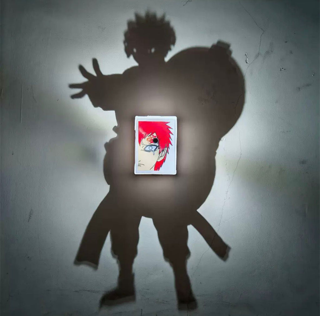 Gaara Inspired Shadow Lamp – Turn Your Room Into a Ninja Scene 🔥