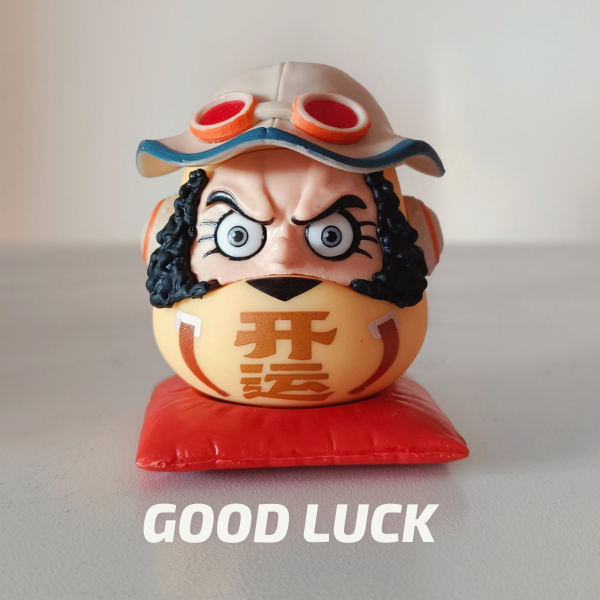 Usopp Good Luck Daruma Doll Figure | Moodixa