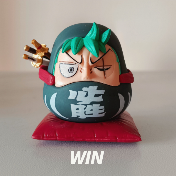 Zoro Win Daruma Doll Figure | Moodixa