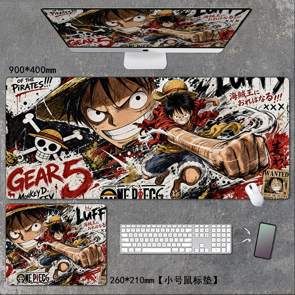 One Piece XXL Gaming Mouse Pad – Extended Anime Desk Mat for Gaming & Office 🏴‍☠️