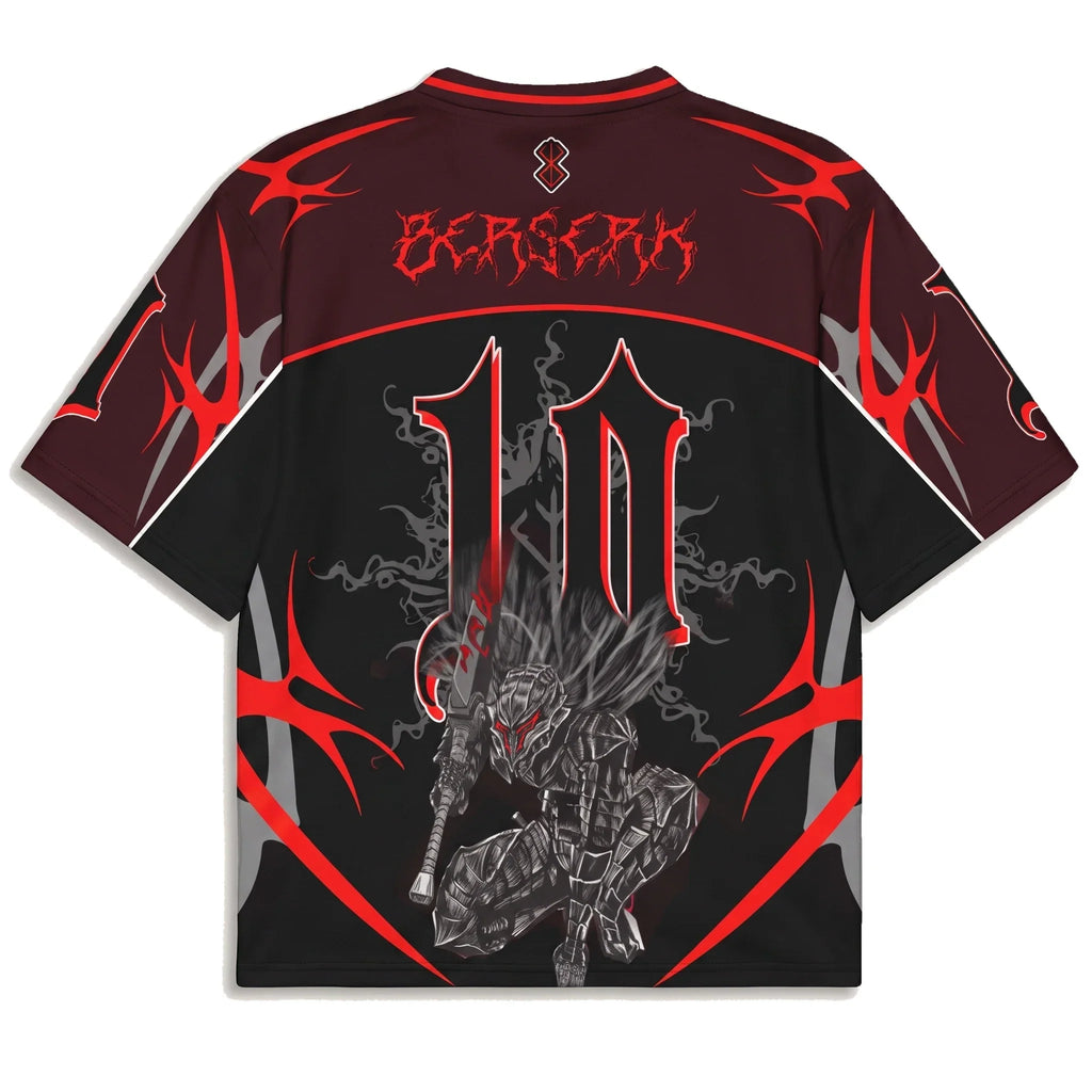 Guts Berserk Black Jersey – anime graphic jersey product image 2 | Moodixa™
