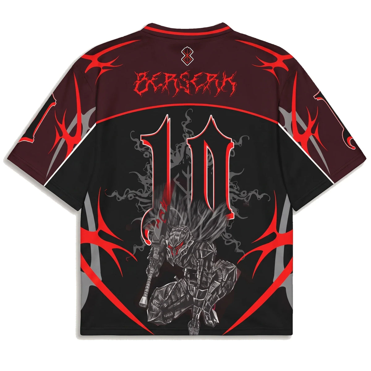 Guts Berserk Black Jersey – anime graphic jersey product image 2 | Moodixa™