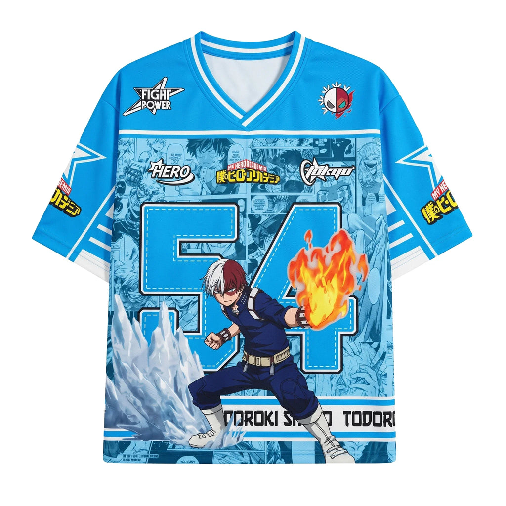 Shoto Todoroki Jersey – anime graphic jersey product image 1 | Moodixa™