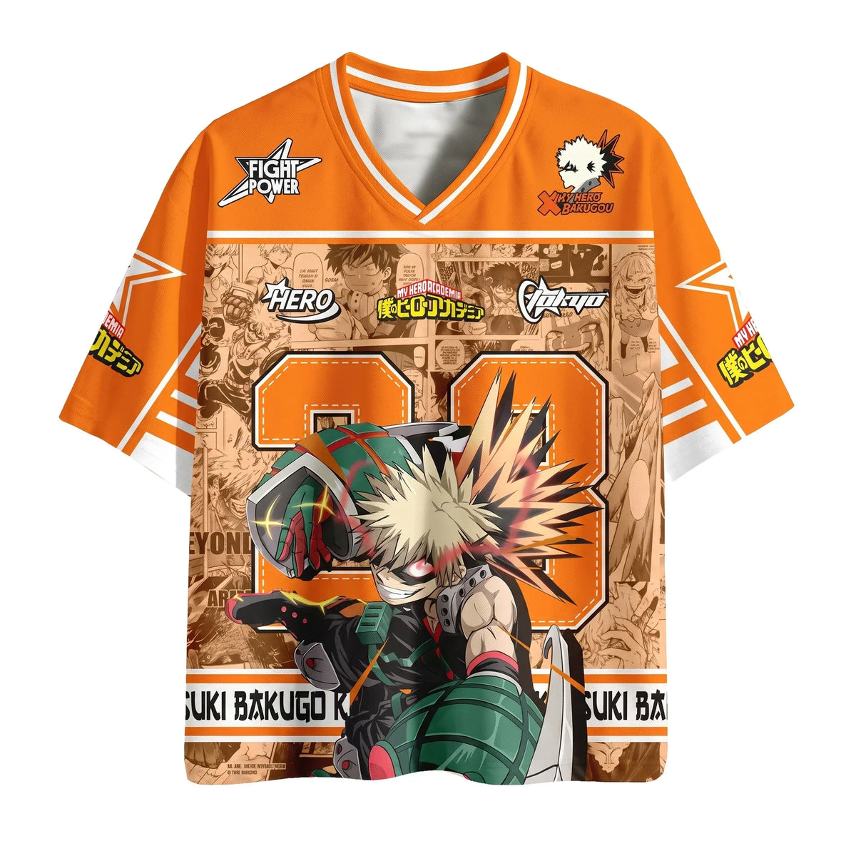 Katsuki Bakugo Jersey – anime graphic jersey product image 1 | Moodixa™