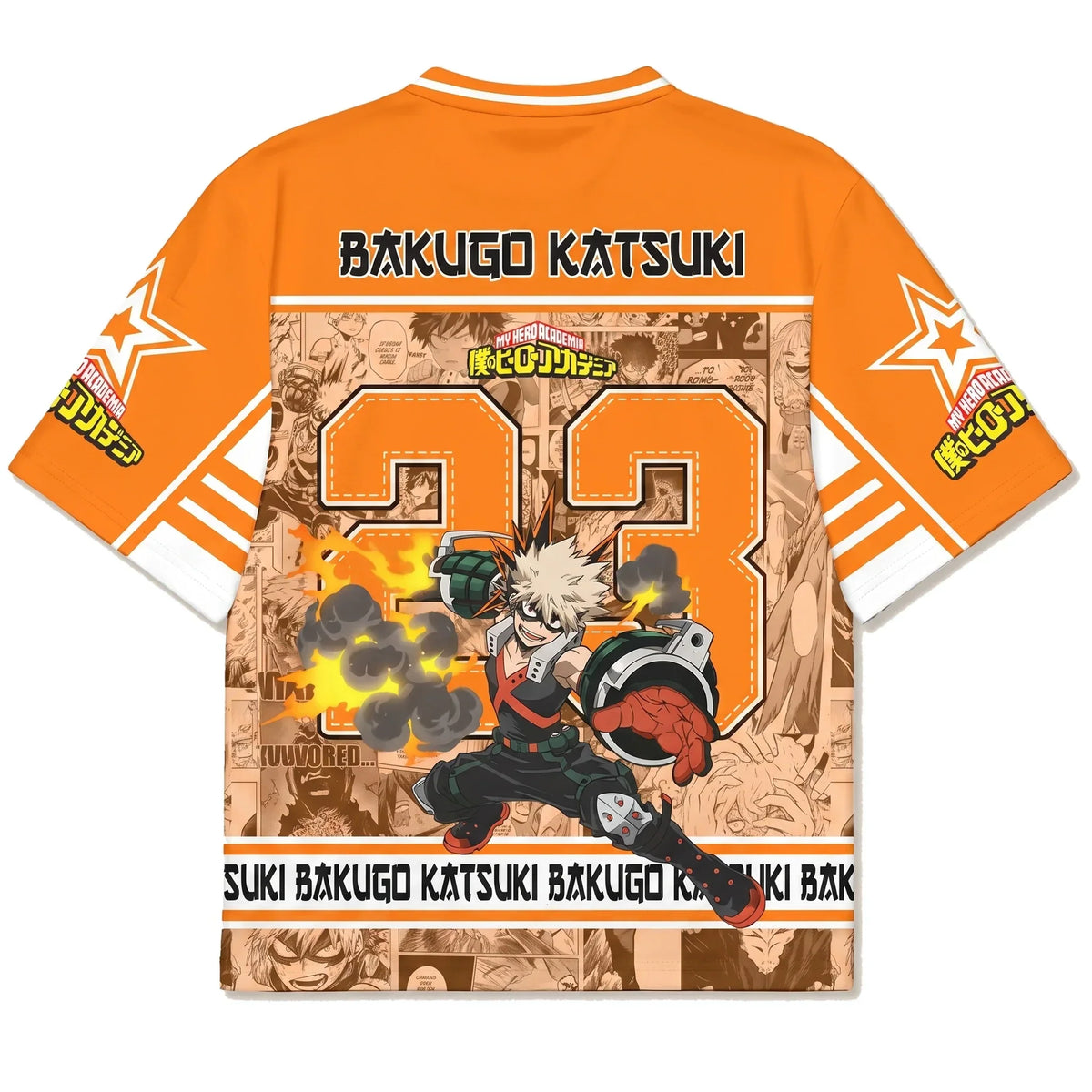 Katsuki Bakugo Jersey – anime graphic jersey product image 2 | Moodixa™