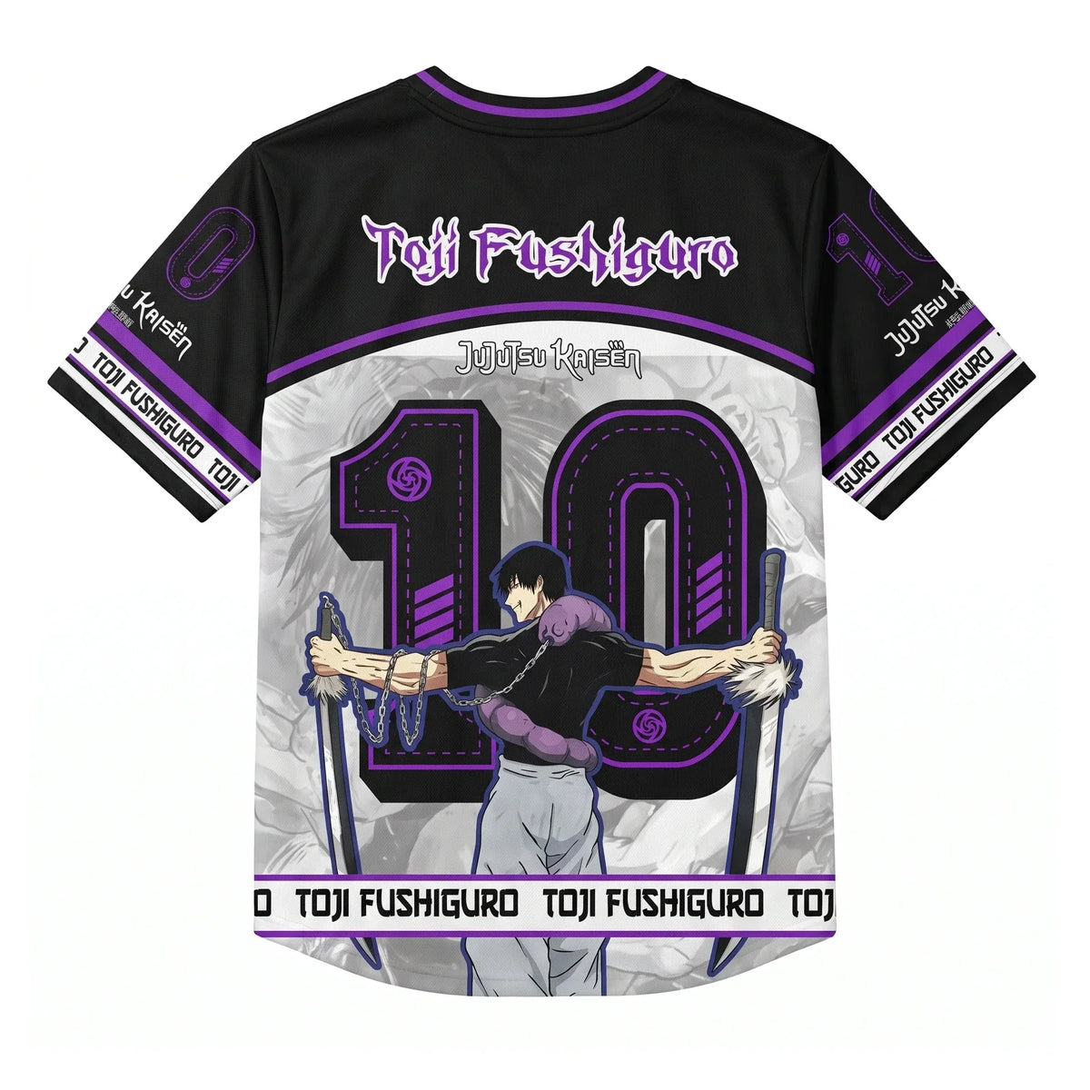Toji Fushiguro Jujutsu Kaisen Jersey – anime graphic jersey product image 2 | Moodixa™