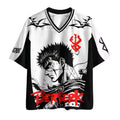 Guts Berserk White Jersey – anime graphic jersey product image 1 | Moodixa™