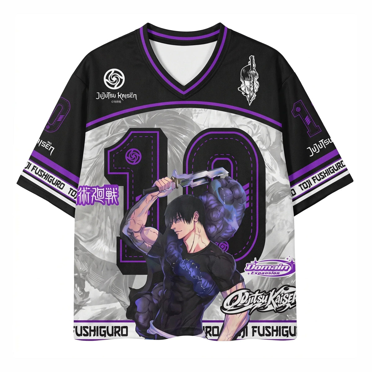 Toji Fushiguro Jujutsu Kaisen Jersey – anime graphic jersey product image 1 | Moodixa™