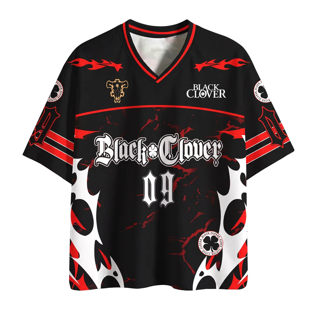 Black Clover Anime Jersey – anime graphic jersey product image 1 | Moodixa™