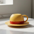 Anime Coffee Mug One Piece Inspired Character Design Straw Hat Cup Collector Item Display Shelf Decoration Manga Gift Brother Fan Favorite