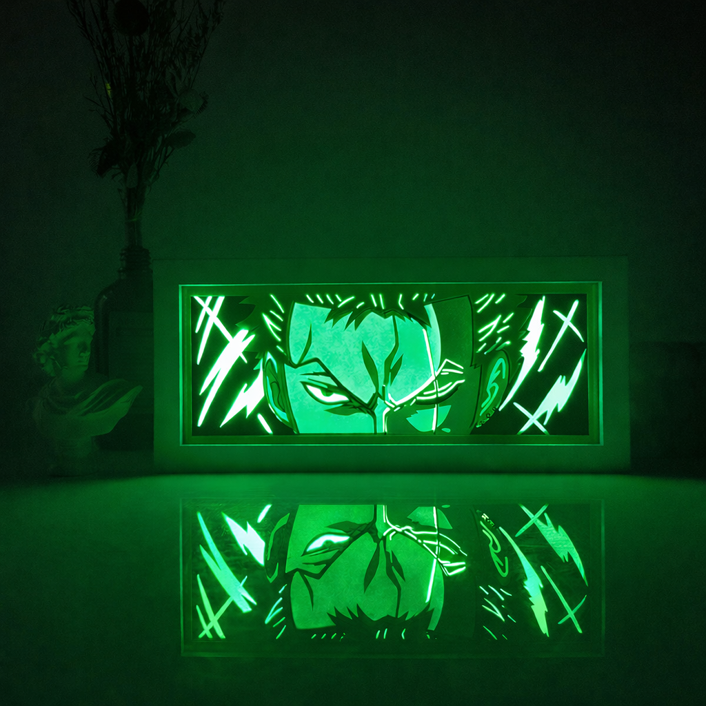 One Piece Anime RGB LED Light Frame With Remote – Transform Your Room Into a Pirate Scene 🔥