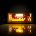 Naruto Anime RGB LED Light Frame With Remote – Transform Your Room Into a Ninja Scene 🔥