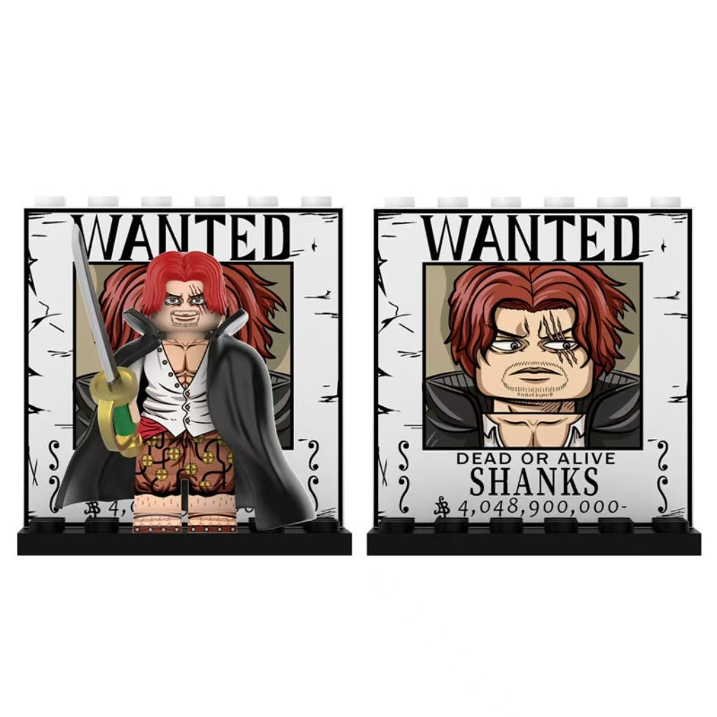 Young Whitebeard, Kuma, Shanks Building Block Mini Figure – anime figure product photo 11 | Moodixa™