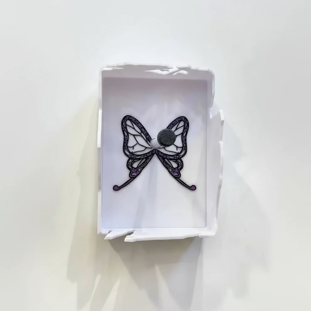 Shinobu Inspired Shadow Lamp – Turn Your Room Into a Butterfly Anime Scene 🦋