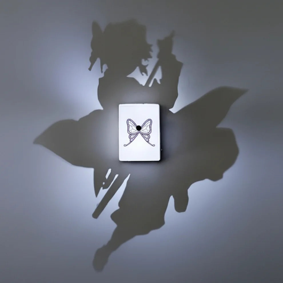 Shinobu Inspired Shadow Lamp – Turn Your Room Into a Butterfly Anime Scene 🦋