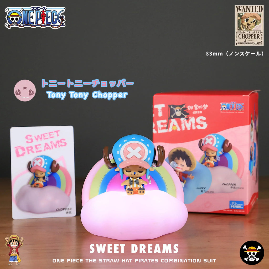 One Piece Blind Box Night Light Figurines – Sweet Dream Anime LED Lamp Collection 🌙